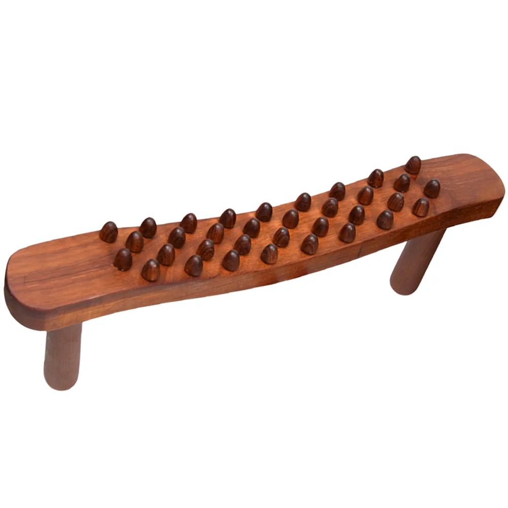 

Beech Manual Massage Roller Scraping Massage Stick Lightweight Ergonomic Muscle Massager for Cellulite Release Home Use