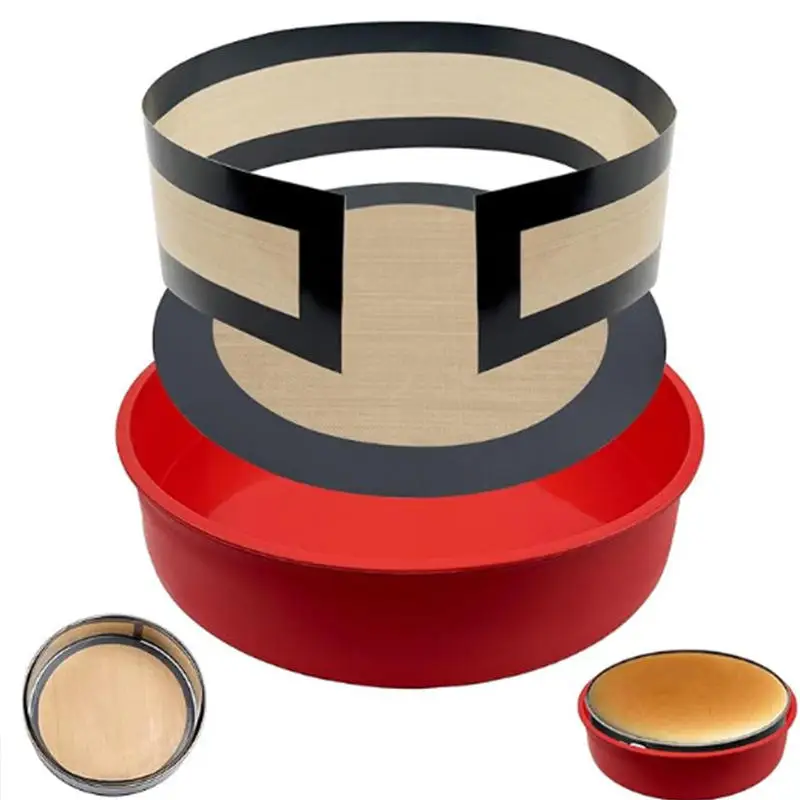 

Silicone Baking Liners, Reusable Dish, Non-Stick Food Safe Mats, Heat-Resistant Bread Grilling Platter For Bakin