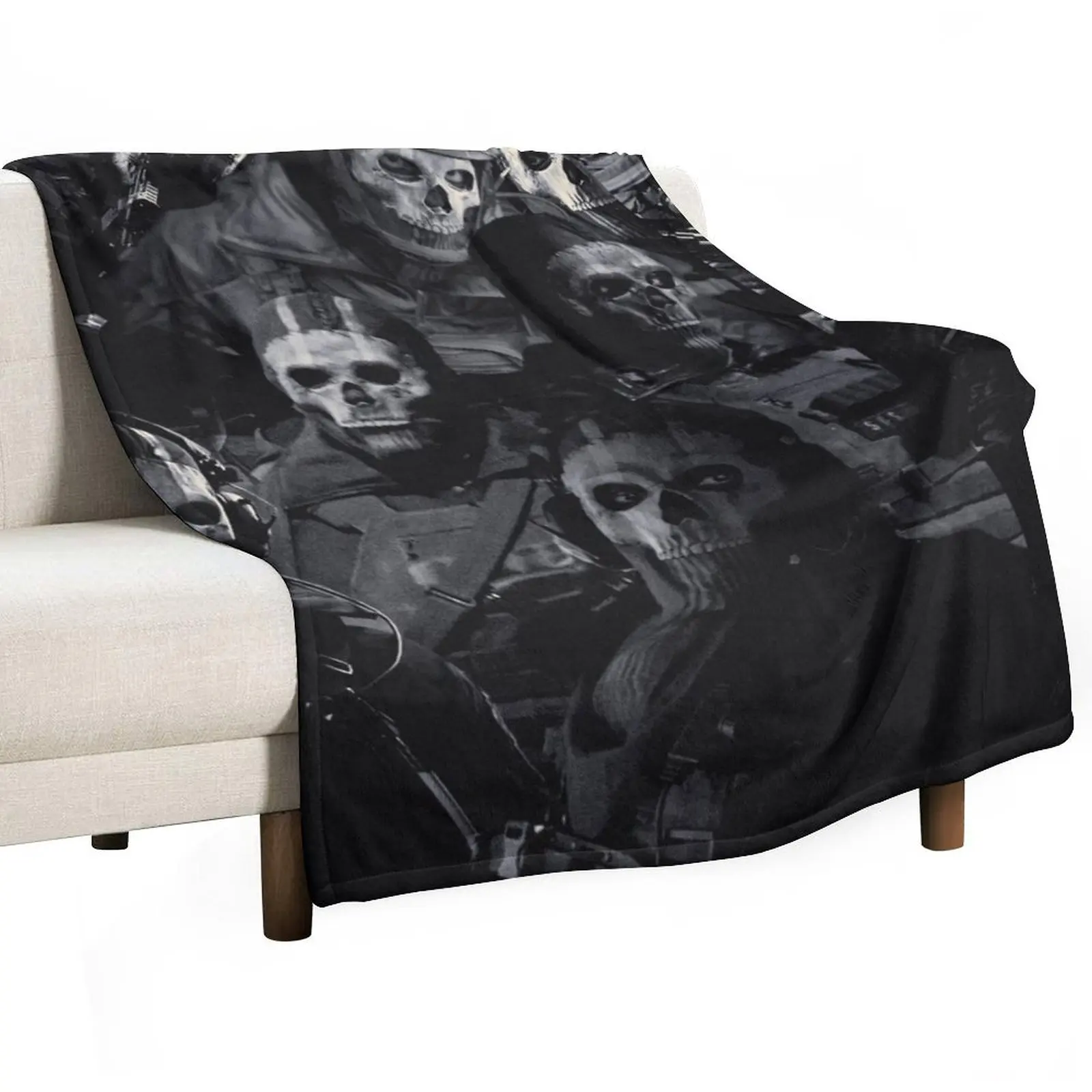 

Simon Ghost Riley Throw Blanket Soft Plush Plaid Luxury St Blankets Sofas Of Decoration Giant Sofa Blankets