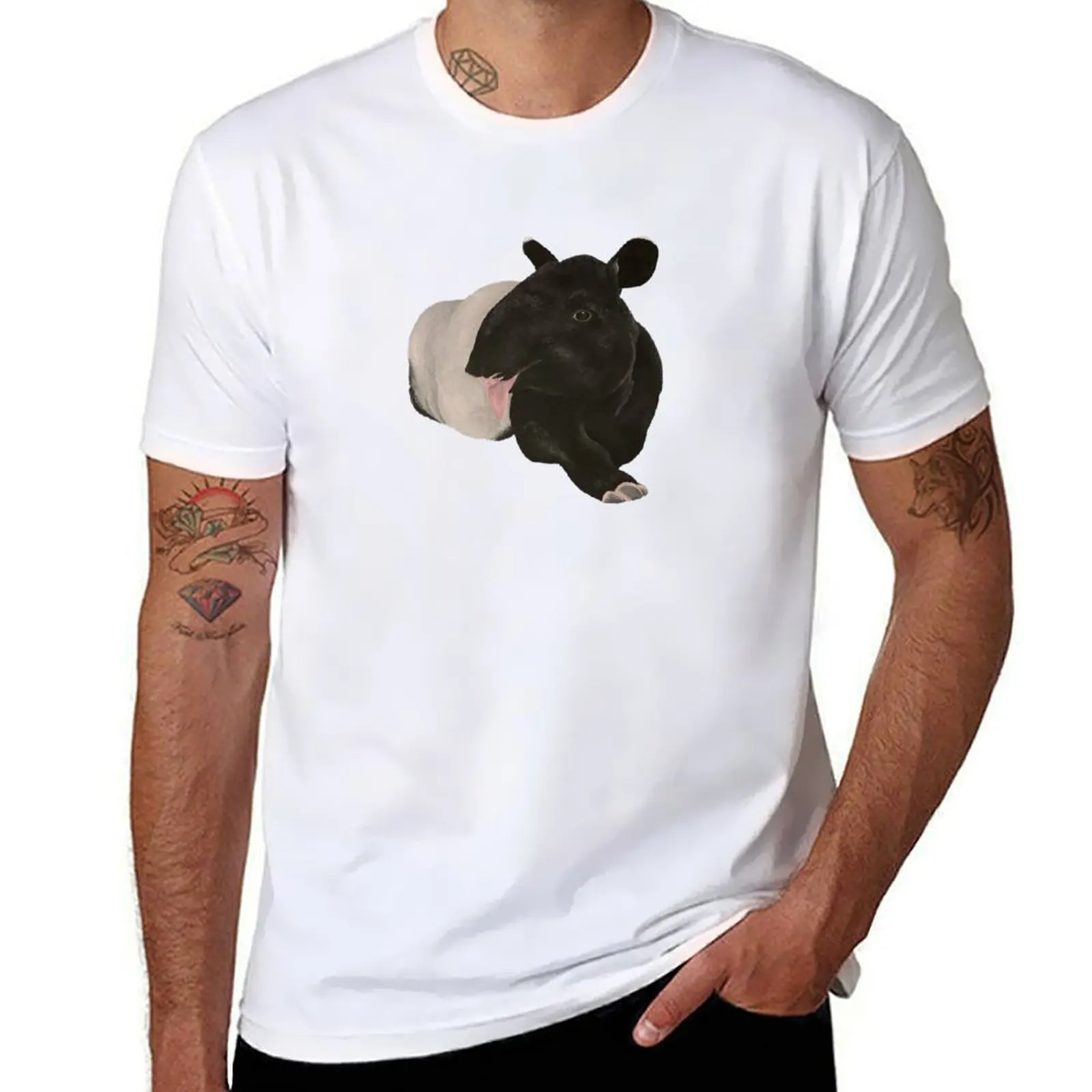 Malayan Tapir T-Shirt Construction Work Tee Shirt