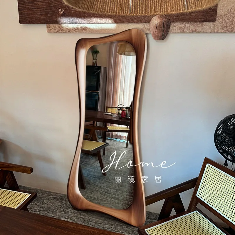 Floor Funky Mirror Nordic Moving Living Room Decoration Standing Girls Luxury Bedroom Mirror Bathroom Espelhos Home Products
