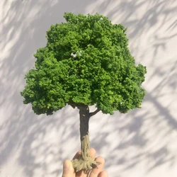 23cm Boutique Model Tree Wire Trunk Army Green Tree Model Train Railway Platform Layout Material Mountain Sand Table Scene Decor