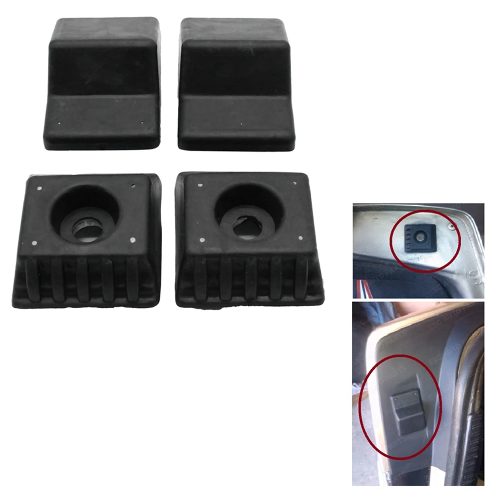 4Pcs Rear Trunk Rubber Buffer 1247580044 1247580144 for Mercedes-Benz W124 A124 C124 Car Boot Lid End Stop Buffer