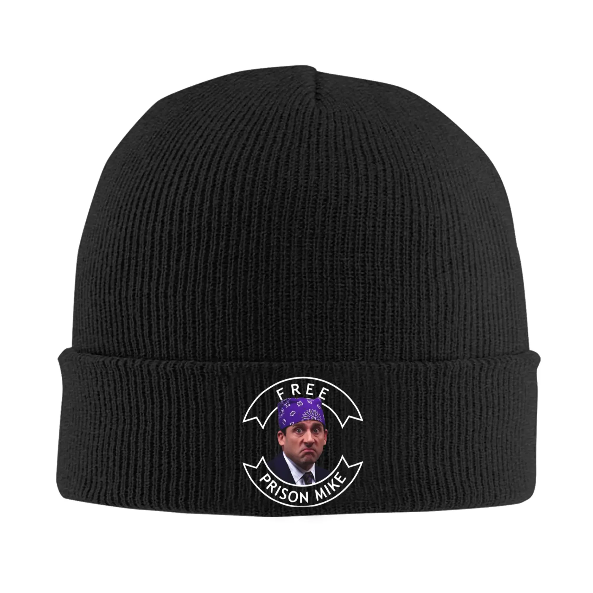 Prison Mike   Beanie Hats Free  Bonnet Hats Female Male Street Hippie Skullies Beanies Spring Graphic Head Wrap Caps