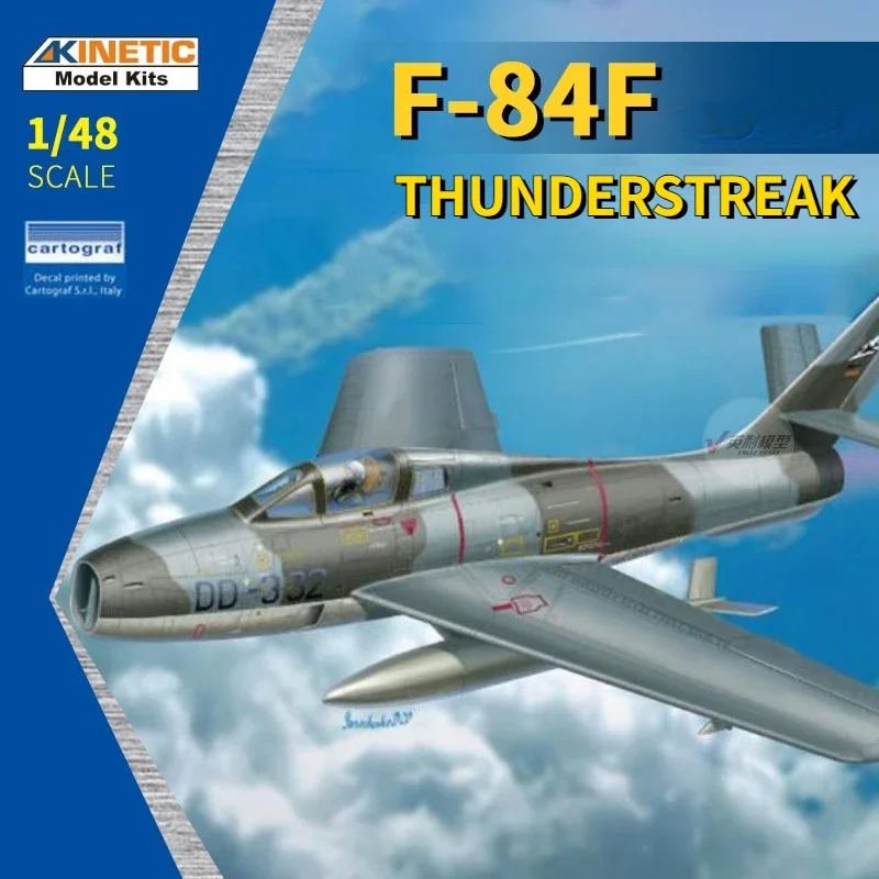 

KINETIC K48068 Сборная модель, масштаб 1/48 F-84F Thunderstreak, модель истребителя, строительные наборы для военной модели, хобби, сделай сам