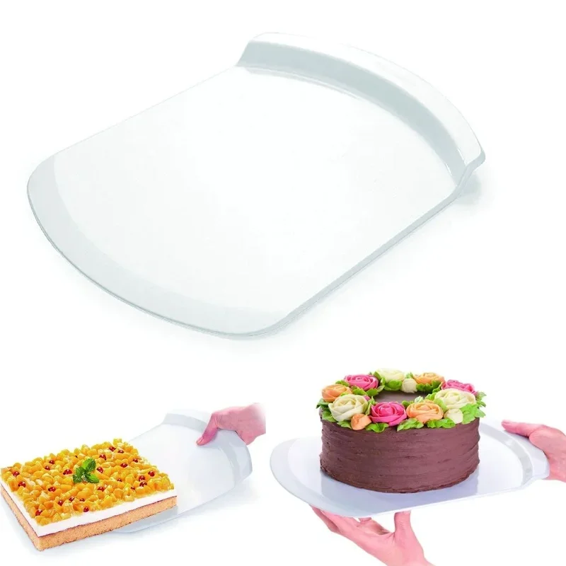 31X23 CM Large Cake Lifter Spatula Plastic Pizza Lifter Square Round Cake Mover Lifting Spatula Pastry Tools Cake Accessories