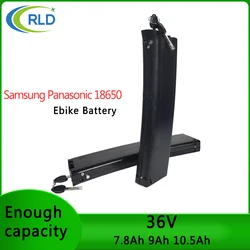 36V Scimitar Lithium Battery Pack 8Ah 9Ah 10.5Ah for concealed folding electric NCM easybike lyon 300W 350W 400W Ebike batteries
