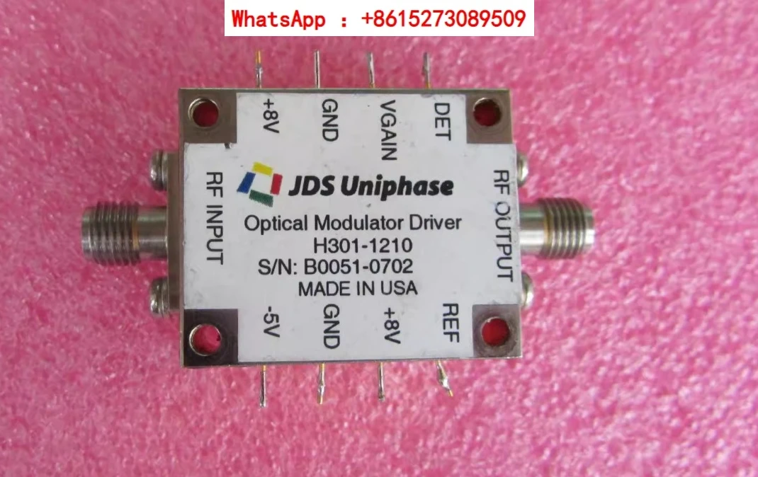 JDSU H301 H301-1210 75KHz-10GHz 26dB RF RF Microwave Medium Power Amplifier