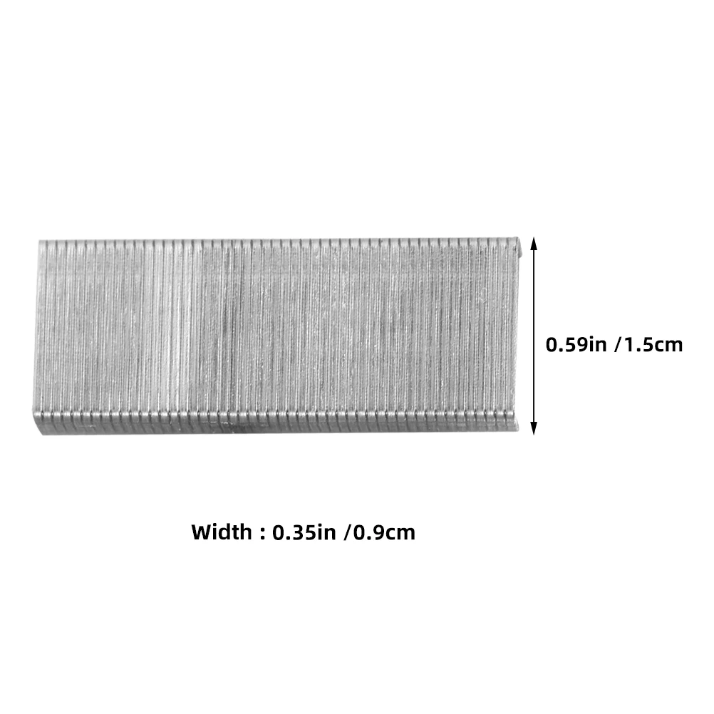 دبابيس صغيرة قابلة لإعادة التعبئة بالحجم القياسي من الفولاذ المقاوم للصدأ للدباسة رقم 10 للمنزل والمكتب والمدرسة تستخدم دباسة ورقية متعددة الأغراض #4