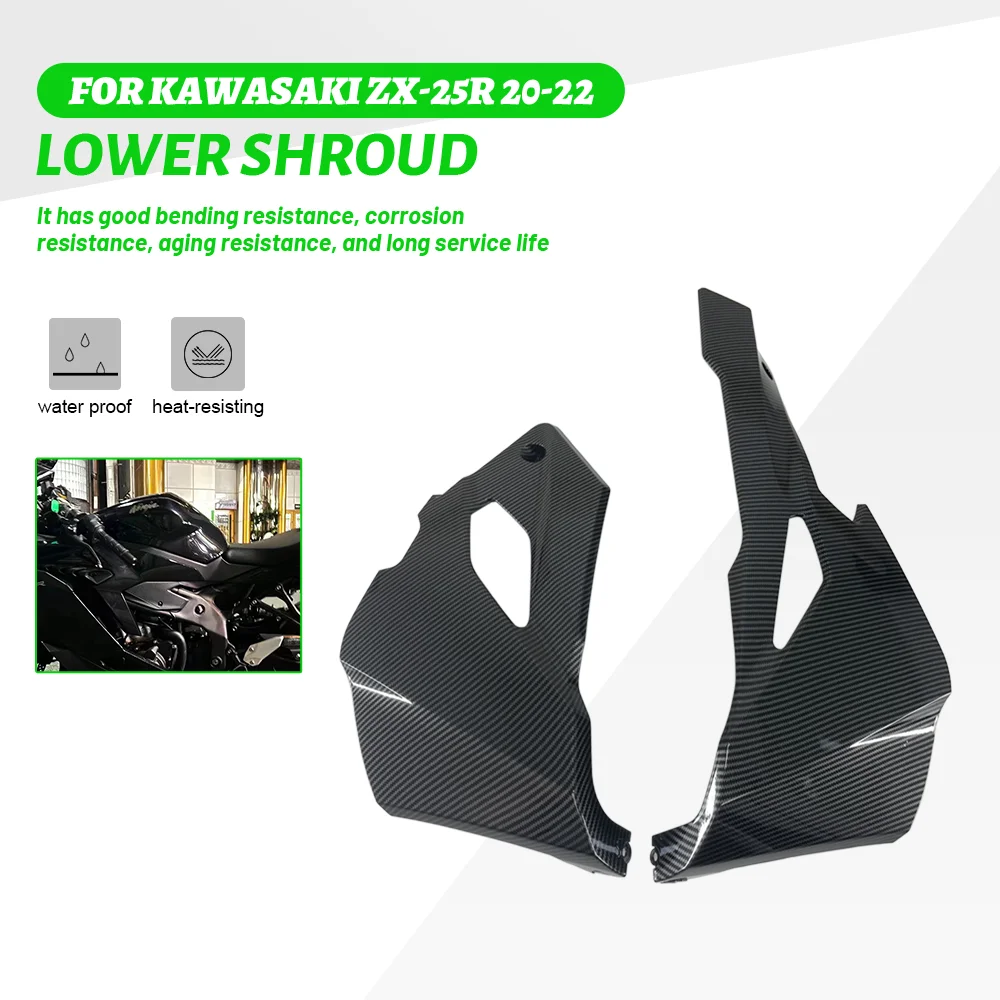 

For Kawasaki ZX25R ZX-25R ZX 25R 2020 2021 2022 Motorcycle Belly Lower Engine Spoiler Fairing Panel Frame Protection Cover Cowl