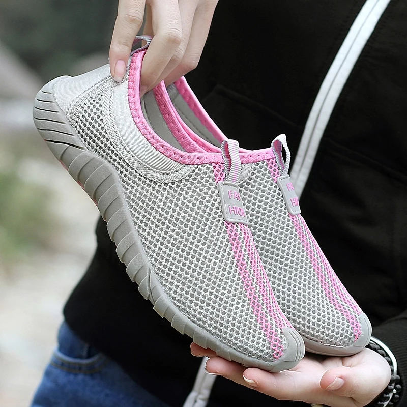 Gym Ladies Shoes Mesh Breathable Slip On Women Footwear Running Autumn Stylish And Low Price A Offer Cotton 39 Y2k Fashion