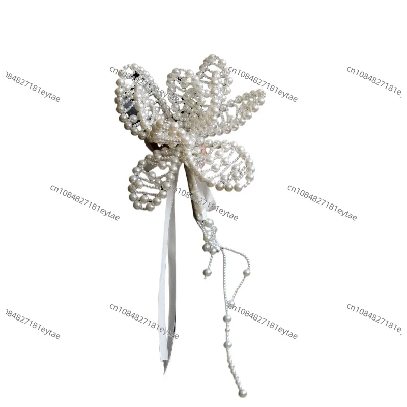 High End Pearl Bouquet Hand Bouquet Birthday Gift for Girlfriend Niche Photography Prop