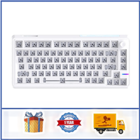 NEW ZUOYA LS02 Gamer Keyboard Kit Hot-Swap 3Mode USB/2.4G/Bluetooth Wireless Keyboard RGB Backlit Gasket Structure