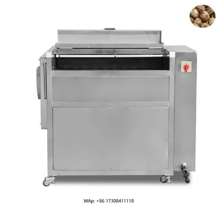 Industrial potato cleaning and slicing machine - industrial machine for potatoes - potato cleaning and slicing machine for makin