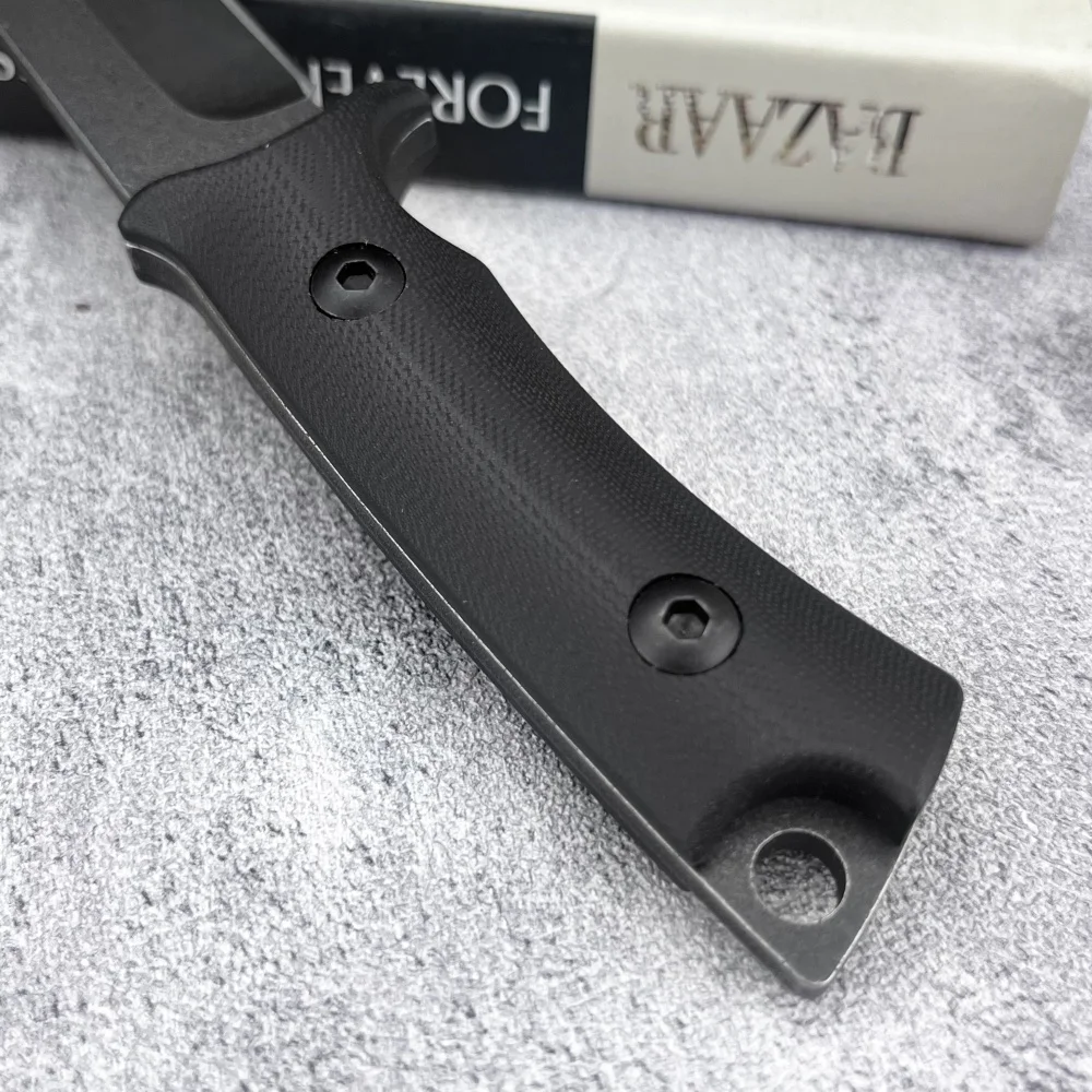 صلابة عالية التكتيكية شفرة مثبتة سكين مع غمد حاد 8Cr13Mov شفرة المحمولة في الهواء الطلق بقاء سكين تخييم أدوات EDC