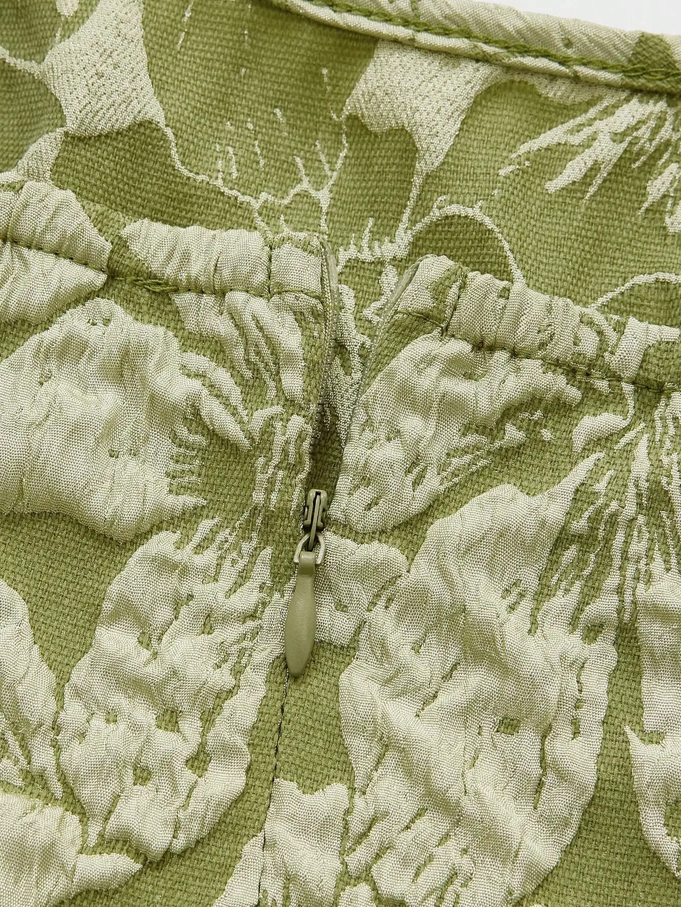 

Элегантное летнее платье миди без рукавов с цветочным жаккардовым узором, приталенное, в нежно-зеленом цвете, для свадеб и вечеринок