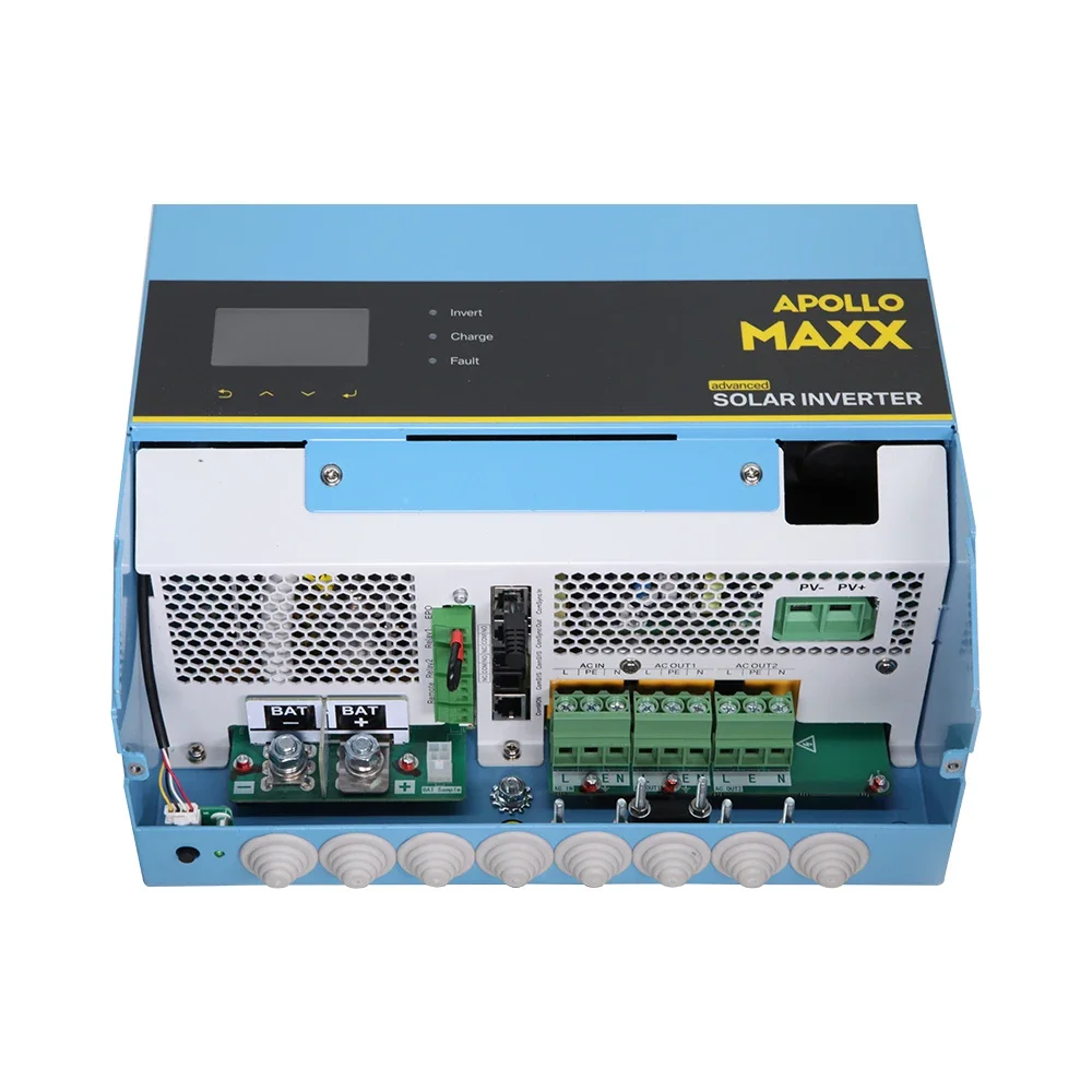 Hot best price TBB Pure Sine Wave APOLLO MAXX5.0S 5KW Low Frequency MPPT Solar Hybrid Inverter Compatible with Generator