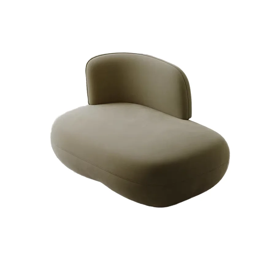 

Итальянский дизайнерский минималистичный односпальный диван, креативный современный простой высококачественный тканевый губка для небольшой квартиры для гостиной