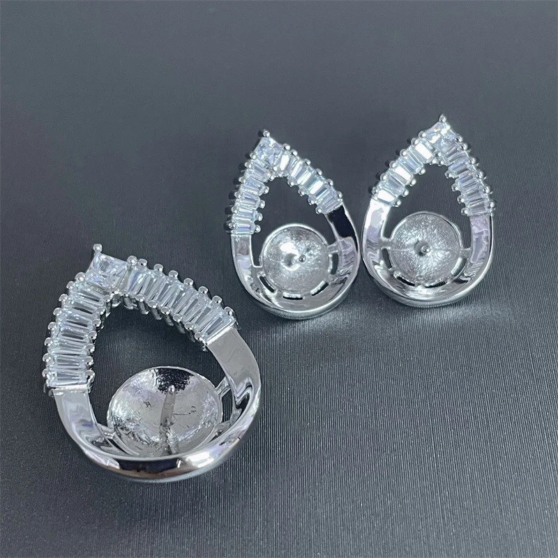 

Gorgeous 925 Sterling Silver Pendant Earrings Set Base Mounts Findings Beautiful Jewelry Set Parts Fittings Women's Accessories