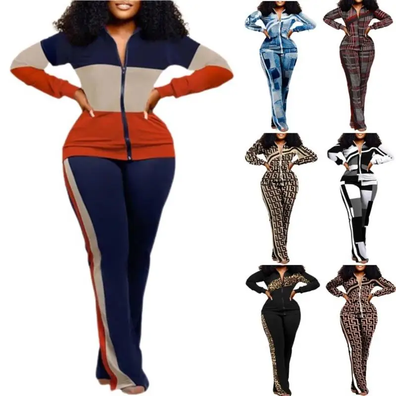 

Longsved Zippered Slim Pants Set Long Sve Casual Sportswear Ensemble Zipper Trousers Slim Fit Long Pants Summer 2025