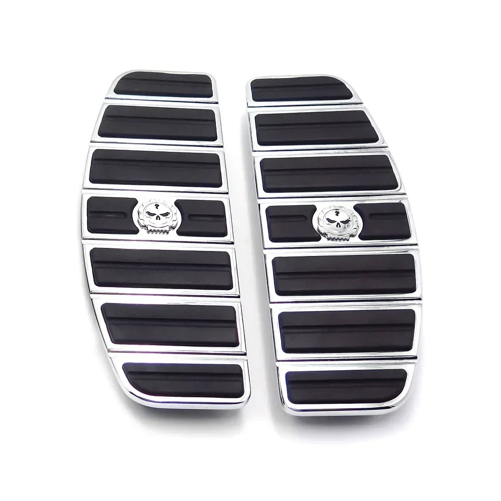 

Skull Zombie Rider Footboard Insert Kit For 1980-Up Harley Davidson SOFTAIL MODELS LIKE FLSTC, FLSTN, FLSTF
