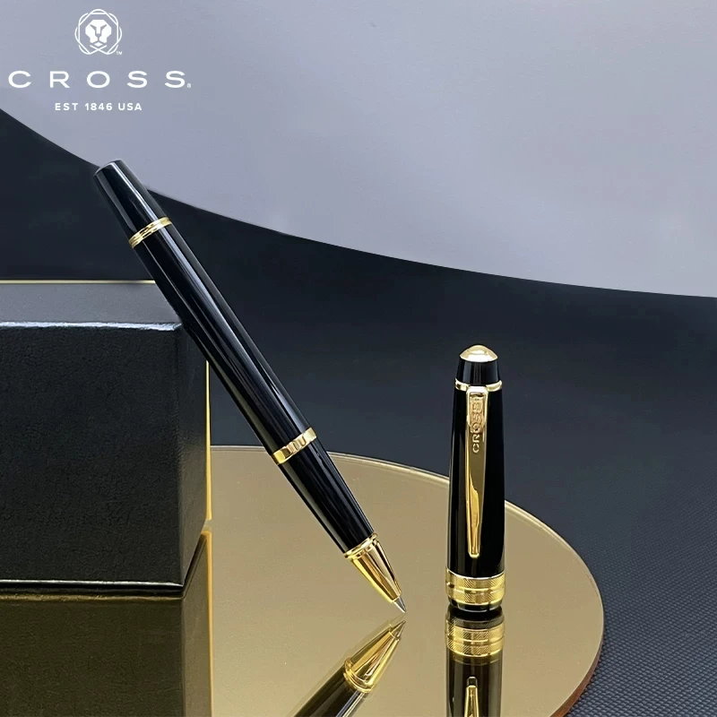 CROSS Baily Light‑Weight Rollerball Pen Gold Clip Business Signature Pen for Men Women Luxury Office Business Present Gift