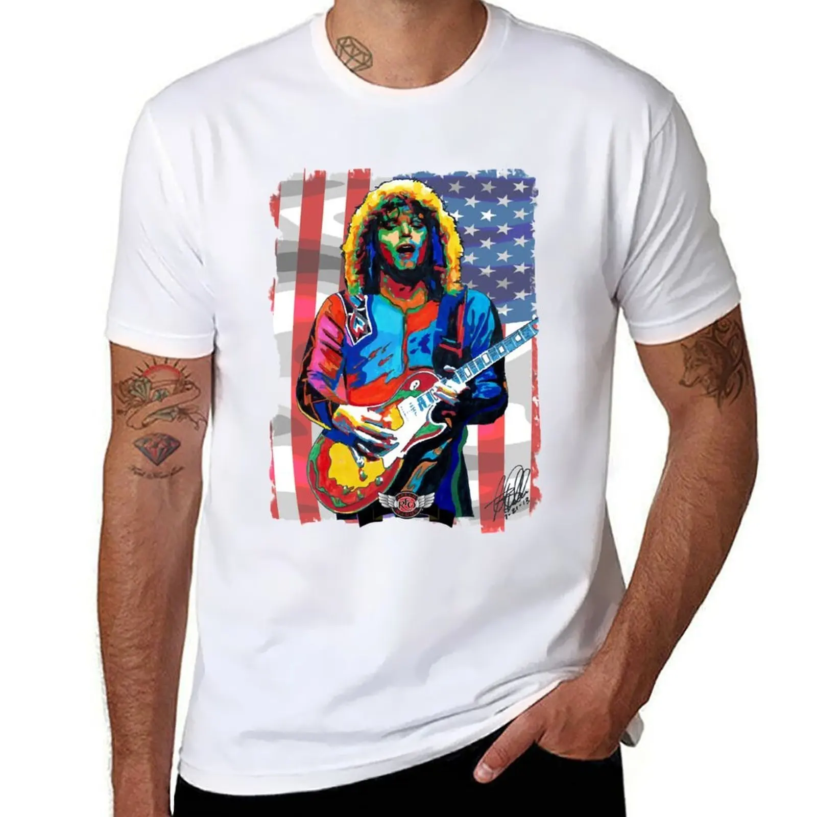 

My Favorite People Guitar Hard Rock Music Poster With Signature Limitied Edition Premium Gifts For Fan T-Shirt
