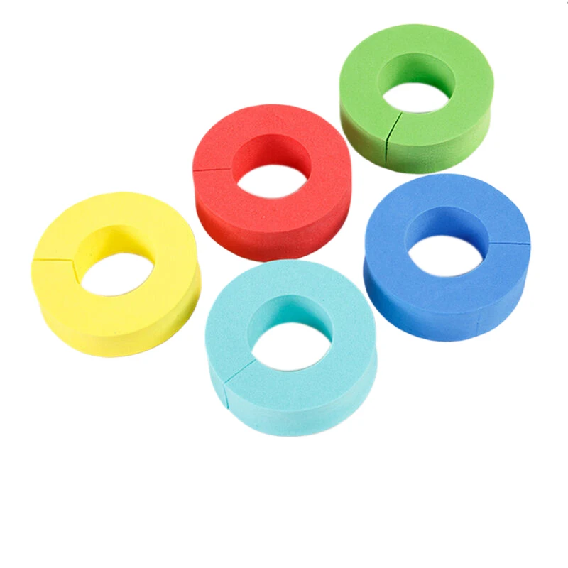 6/12PCS Hairdressing Sponge Non-damaging Roller Heat-free Hair Volumizer C-shaped Fixed Hair Ring For Big Wave Women Salon