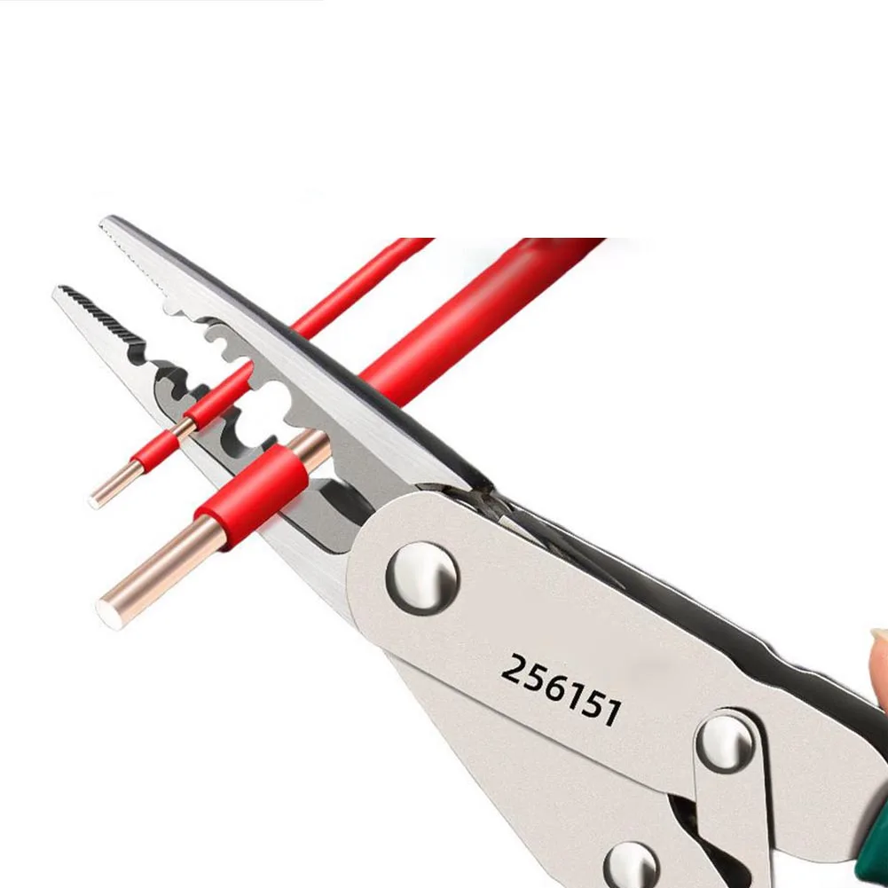 

Многофункциональные плоскогубцы с игольчатым носом, захват с плоским носом, инструмент для зачистки проводов для электрических рабочих аксессуаров