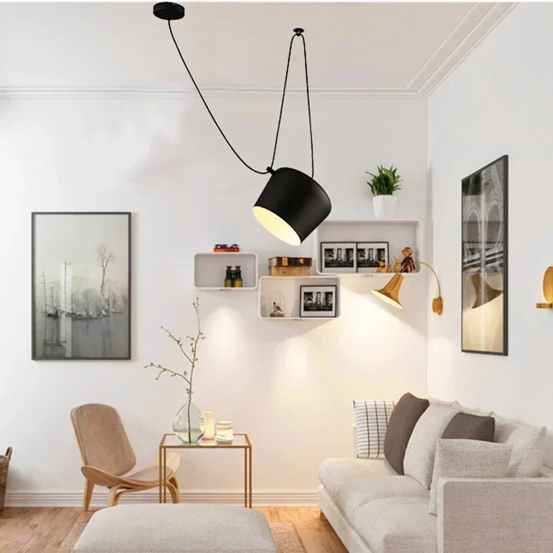 Modern Variable Spider Pendant Lights Industrial E27 Chandelier for Dinning Room Restaurants Kitchen Indoor Decor Simple Fixture