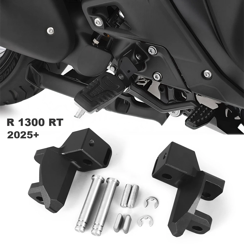 

Motorcycle Footrest Relocation Rider Foot Pegs CNC Footpeg Lowering Kit For BMW R1300RT R1300 RT R 1300 RT 2025 2026 Accessories