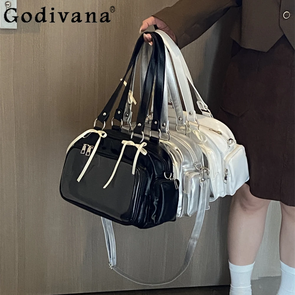 

Japanese Uniform JK Shoulder Bag Large Capacity Transparent Shoulder Crossbody Bag Student School Bags Itabag Women Bolso