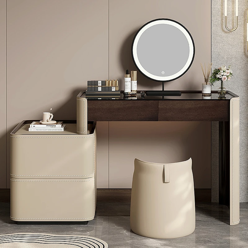 

Vanity Table Stool Nordic Modern Makeup Dressing Table Decor Drawer Furniture