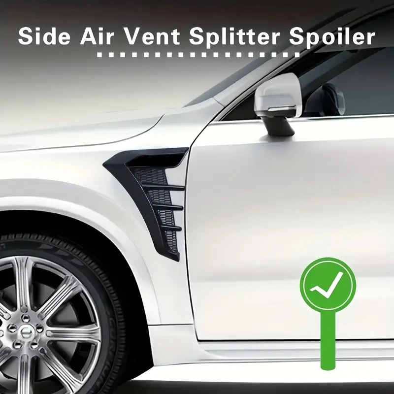 

Многоцелевой универсальный черный автомобильный декоративный элемент из углеродного волокна, воздухозаборник, капюшон, совок, вентиляционная крышка, наклейки, украшение