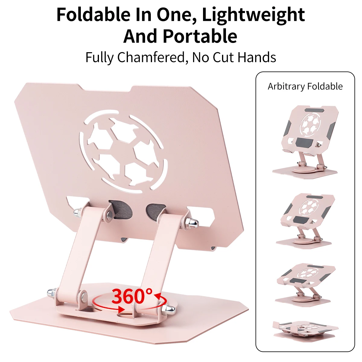 360° rotate Holder Bracket Adjustable Desktop Stand For Ipad IPhone Samsung Xiaomi Huawei Folding Universal Mobile Phone Stand