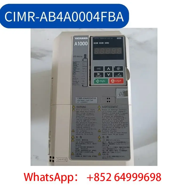 

second-hand Inverter CIMR-AB4A0004FBA 1.5KW/0.75KW tested ok