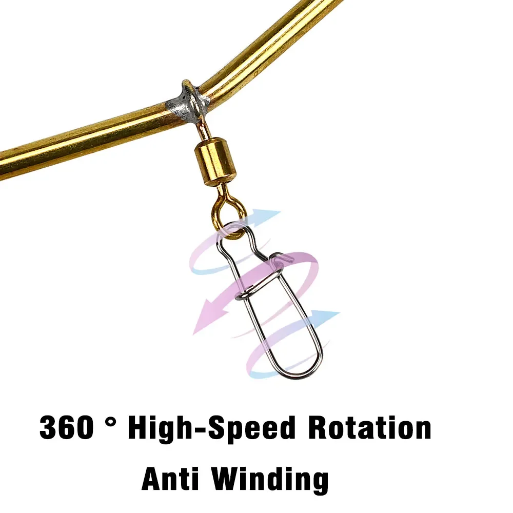 Contrapesos de latón MNFT Anti-tangle para señuelos 25 cm - imagen 3