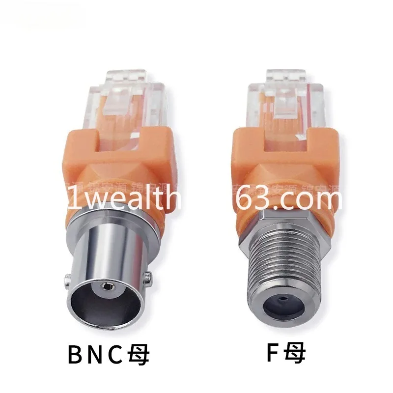 45 mm to inch thread cable TV F female, network crystal head to BNC coaxial cable, line finder