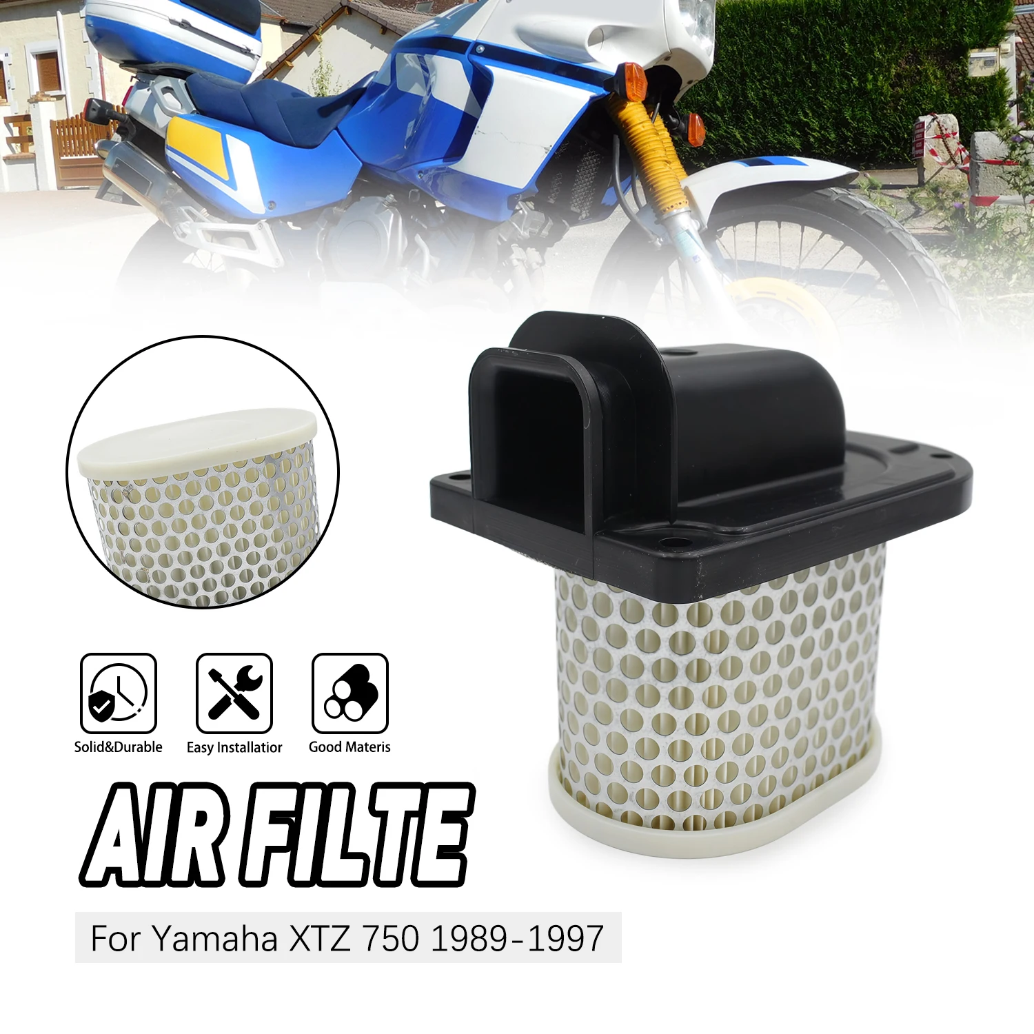 

Air Filter Element reliable Replacement Motorcycle Accessories For Yamaha XTZ 750 H 1989-1997 N 1990-1993 Super Tenere