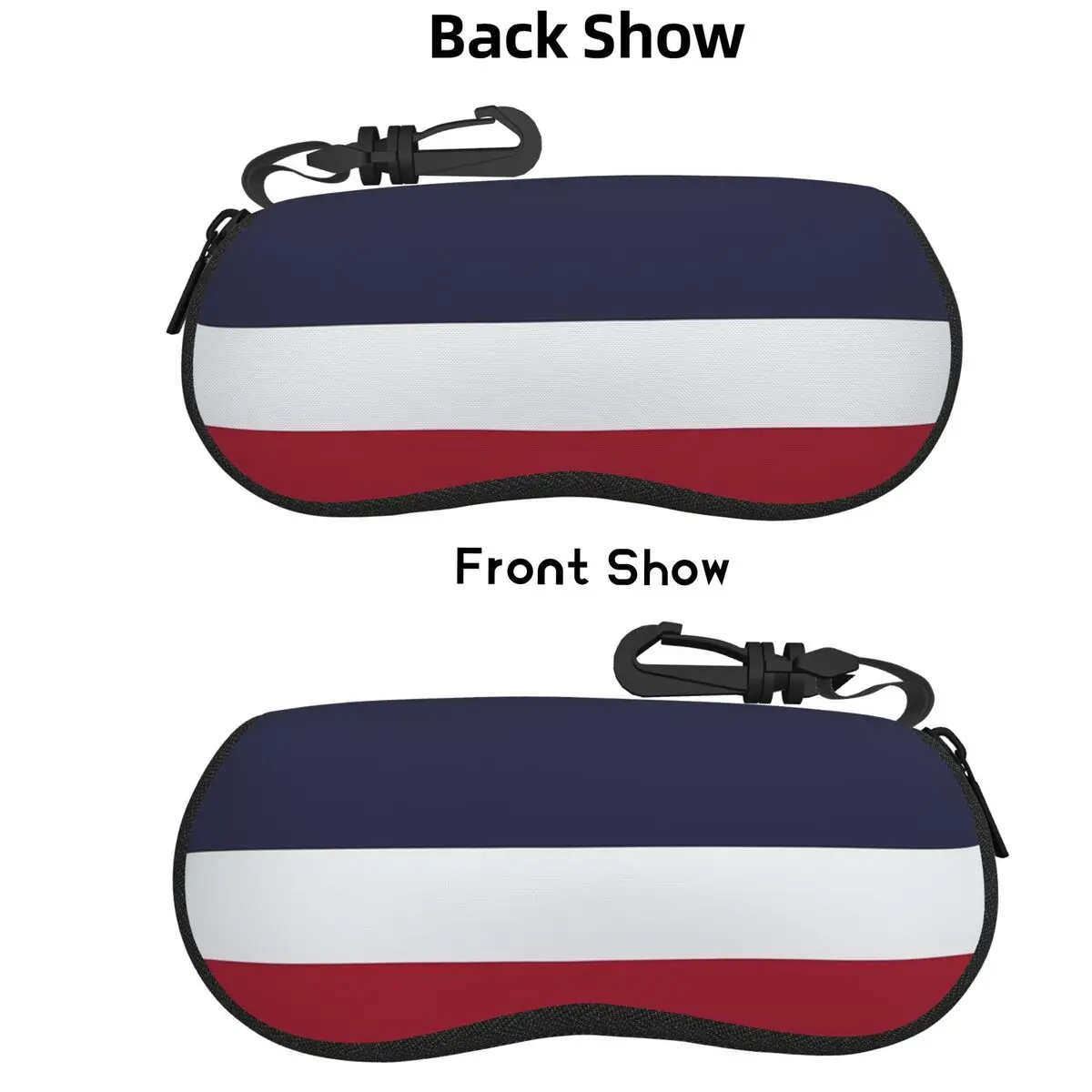 

Flag Of Thailand For All Proud Thai People Shell Glasses Case Protector Sunglasses Box Women Men Soft Eyeglasses Bag Pouch