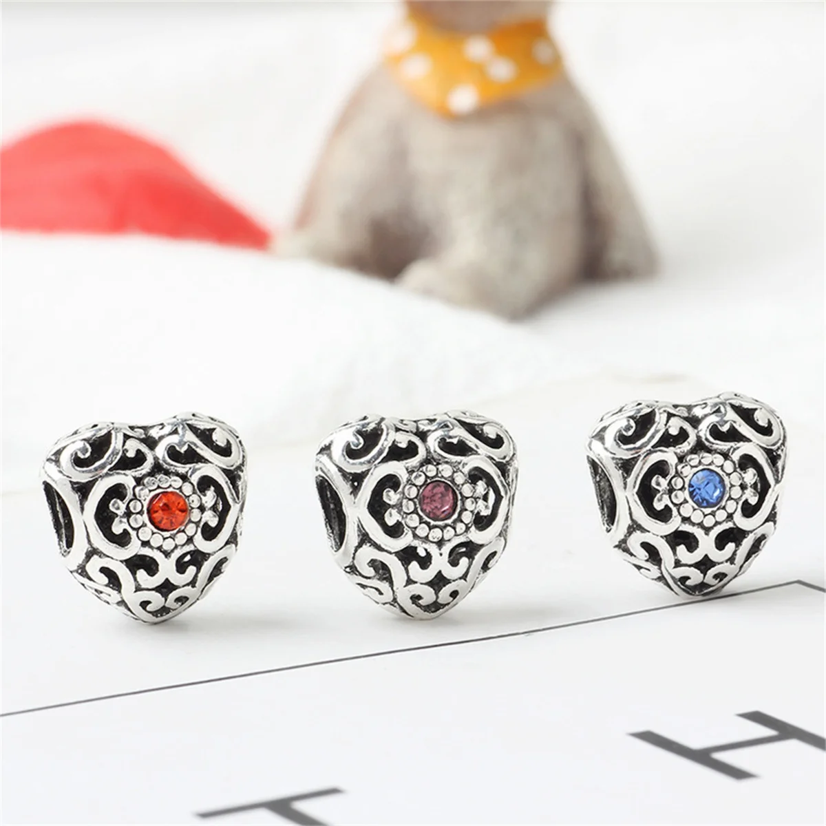 New Fashion Charm Original December Birthday Stone Beads Suitable for the original Pandora Lady Bracelet Jewelry Accessories