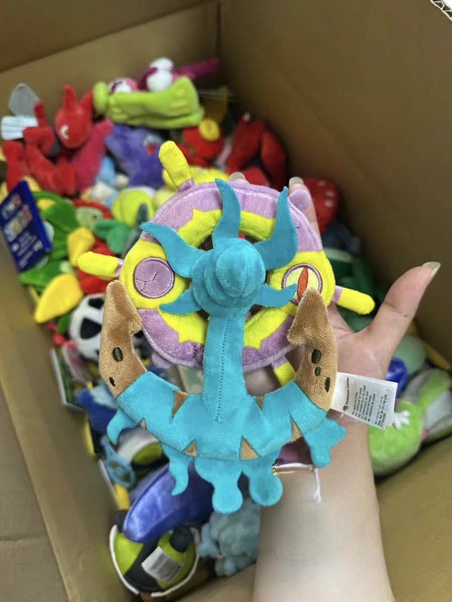 Dhelmise Pokémon Center Japanese Palm Fit Series Plush Doll Birthday Christmas, Spring Festival Gifts Annual Meeting Gifts
