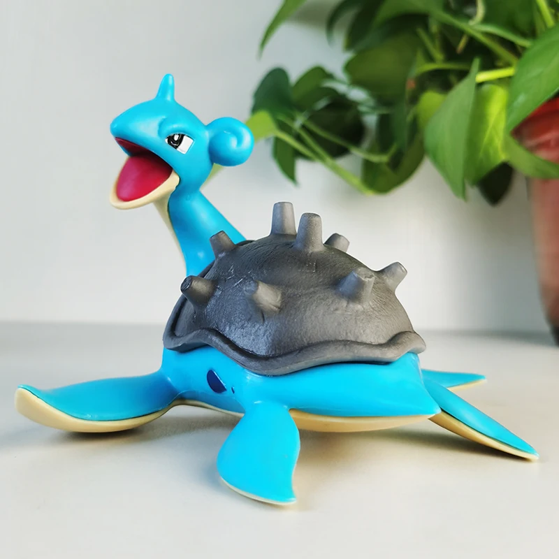 Pokemon อะนิเมะตัวเลข Lapras Gk ตุ๊กตาน่ารักมินิตุ๊กตารูปปั้น Pvc Collection เดสก์ท็อปตกแต่งเด็กวันเกิดของเล่นของขวัญ