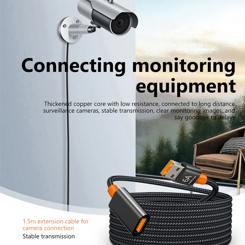 سيارة إمدادات الطاقة 120 واط USB محول داخل السيارة تمديد خط نقل البيانات شحن سيارة RV محول طاقة الملحقات #5