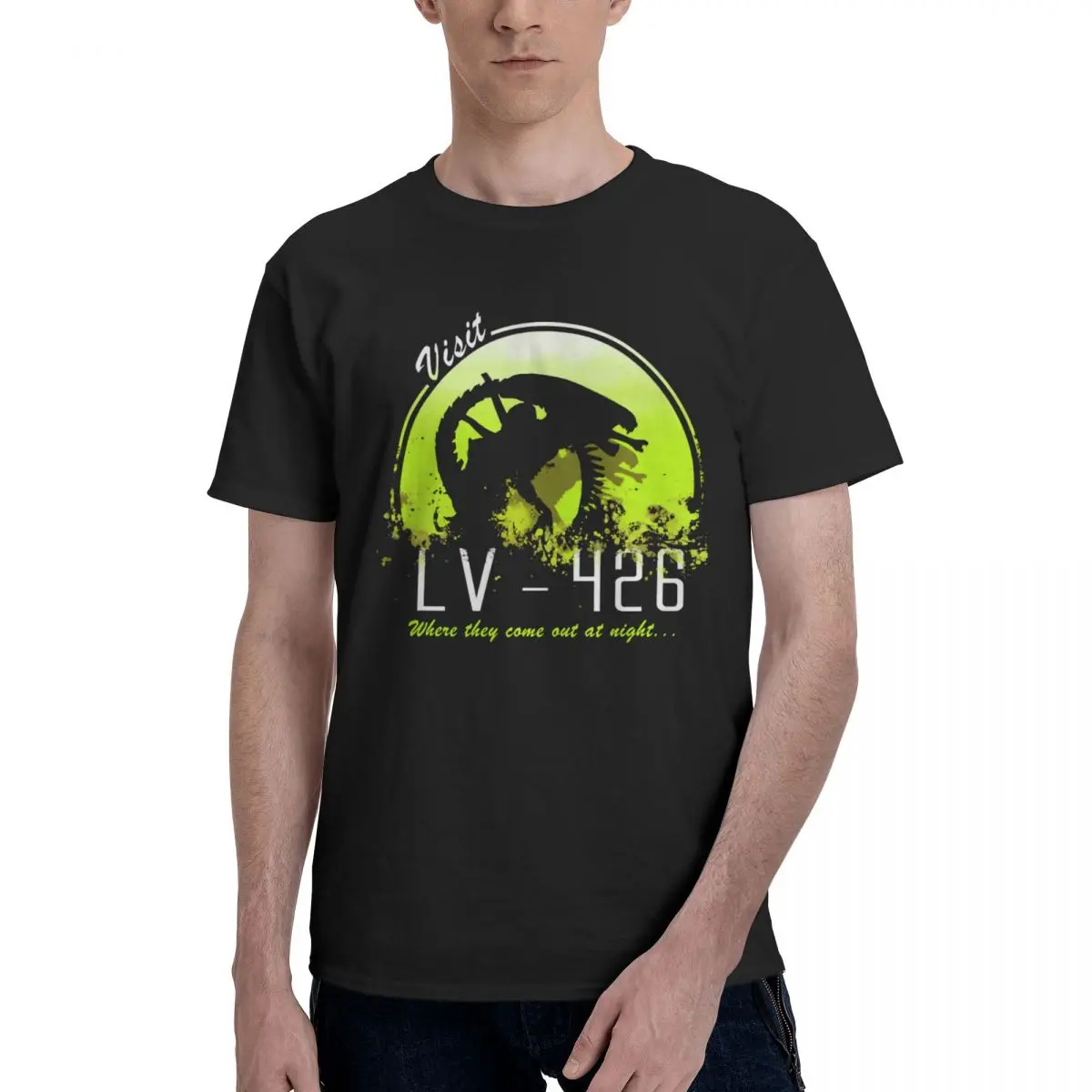 Movie 2024 Alien Visit LV426 T Shirts Graphic Y2K Gifts O-neck T Shirt For Men Women Tops