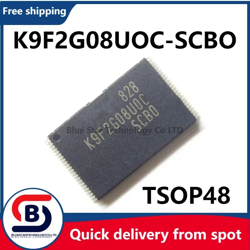 Free Shipping 10-50pcs/lots K9F2G08UOC-SCBO K9F2G08UOC 9F2G08UO K9F2G08U0C K9F2G08U0C-SCB0 TSOP48 flash memory chip In stock