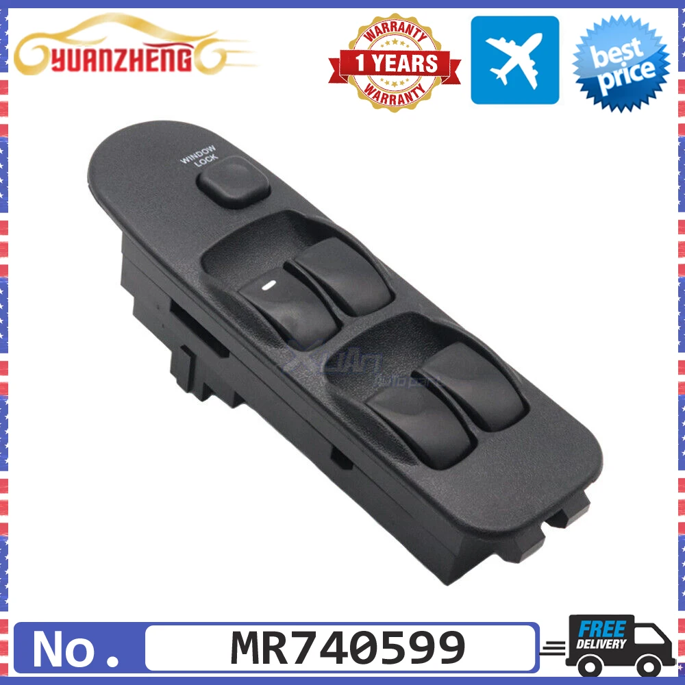 חדש עבור מיצובישי Carisma חלל 1995-2006 חזית שמאל בצד שמאל מכונית כוח מאסטר חלון שליטה מתג ריפטר לחצן Mr740599