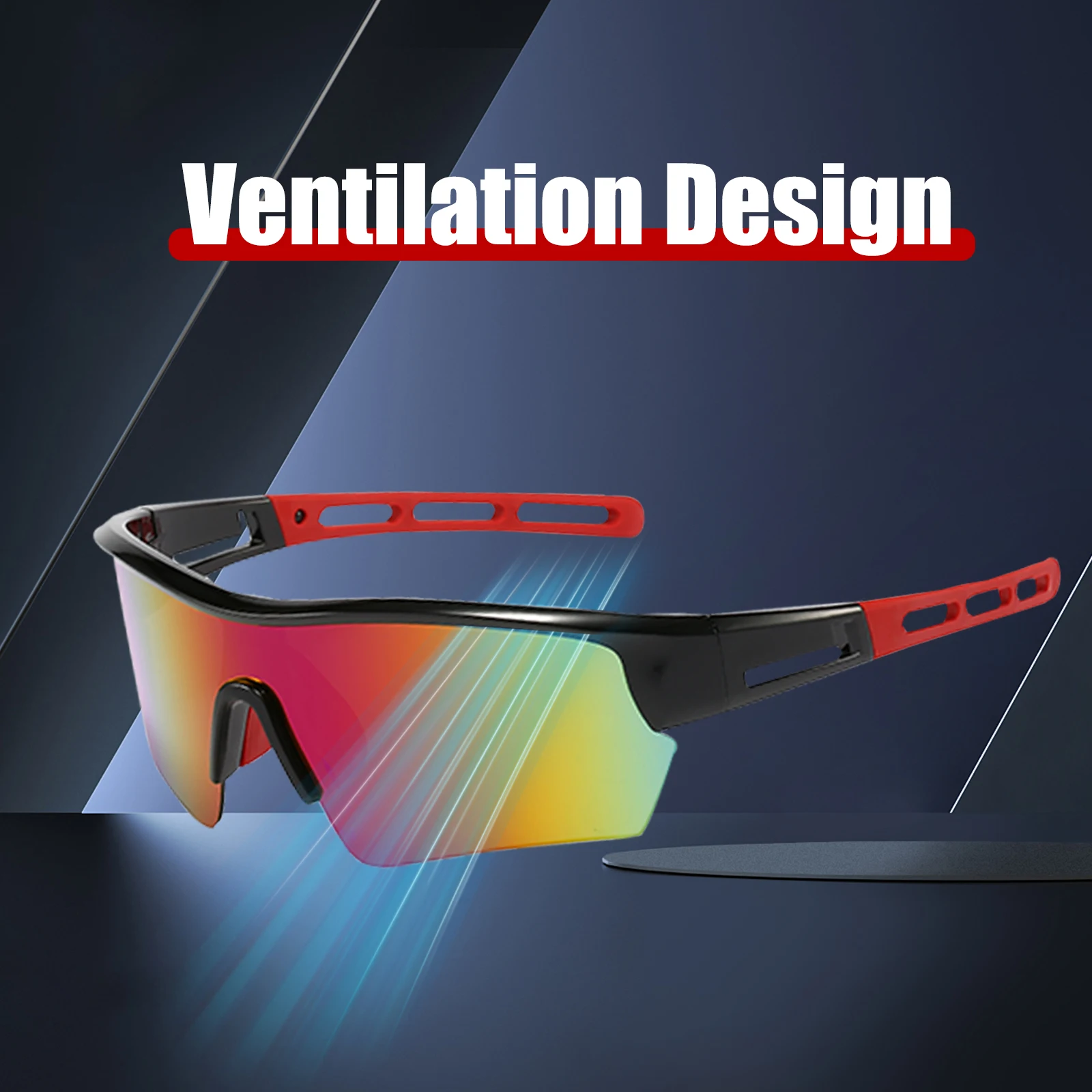 Hot-selling Sport Glasses Anti UV400 Sunglasses HD Colourful Lens Polarized Windproof Eyewear Cycling MTB Riding Fishing Running