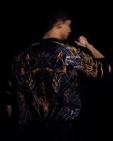 Lonely Shadow Thunderstorm Core Glow Print T Shirt Men Women Oversized 100 Cotton Streetwear Cyber Goth Fashion Ink Dark Fantasy