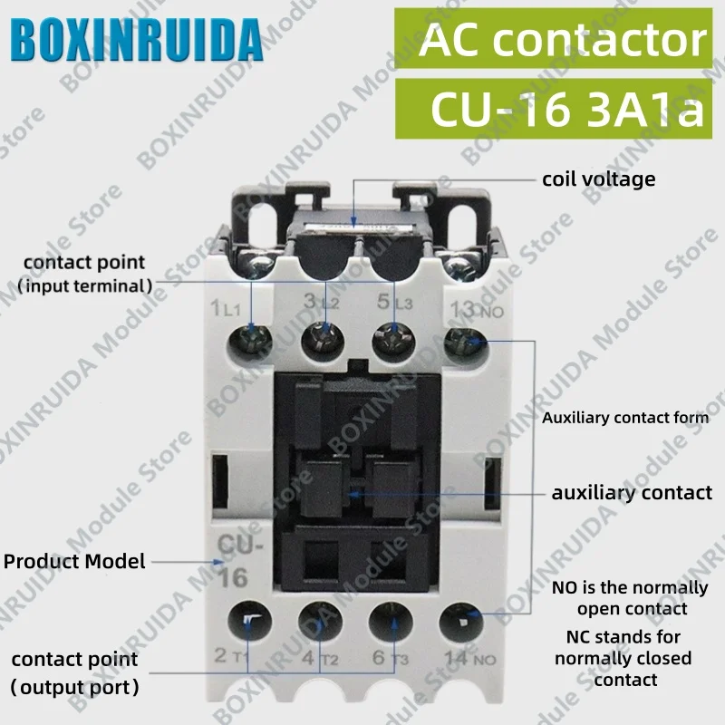 New original AC contactor CU-16 3A1a AC220V AC110V AC380V AC24V